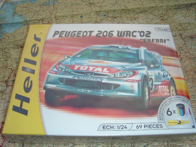 Heller 50737 Peugeot 206 WRC 2002 Safari